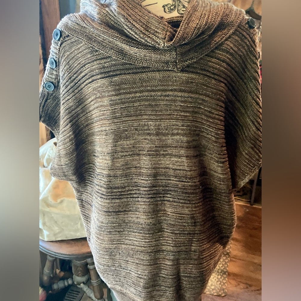Brown Sleeveless Dress Barn Sweater 2X - Picture 3 of 5